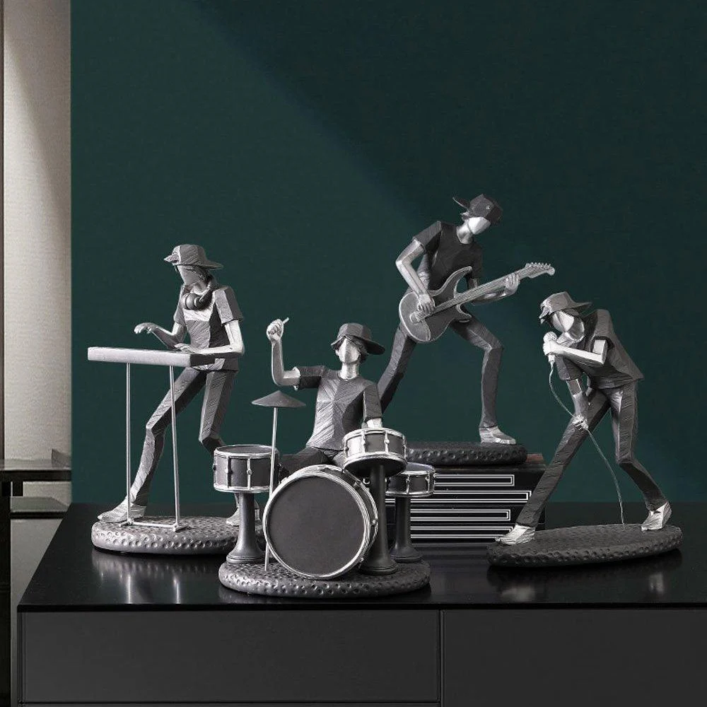Abstract Rock Band Figurine -  - #tag1#