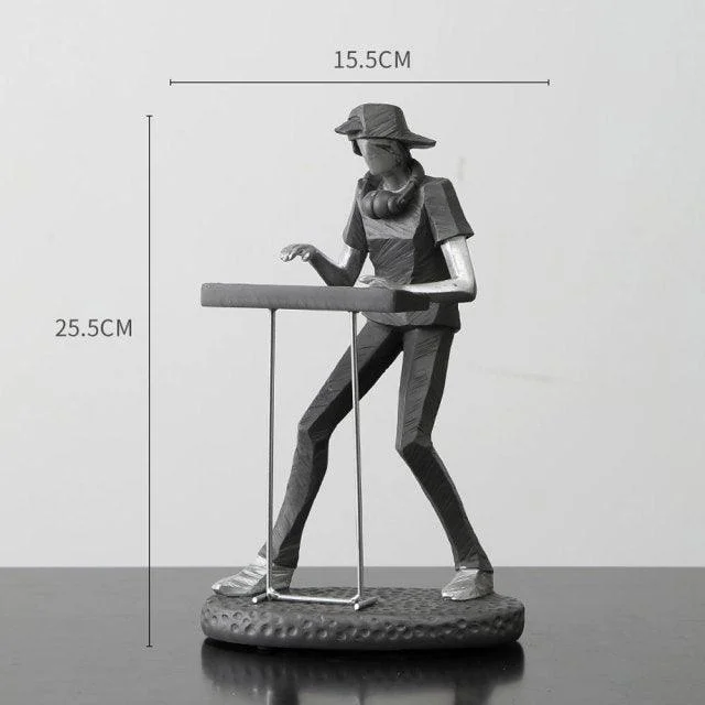 Abstract Rock Band Figurine -  - #tag1#