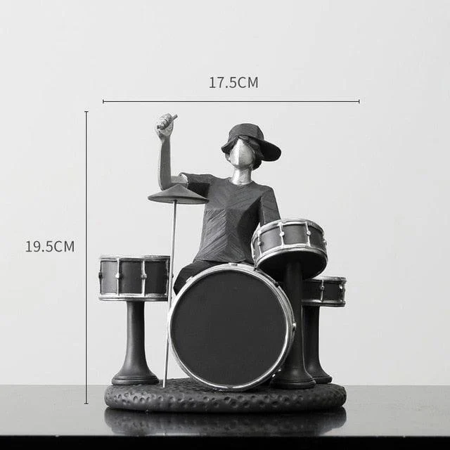 Abstract Rock Band Figurine -  - #tag1#