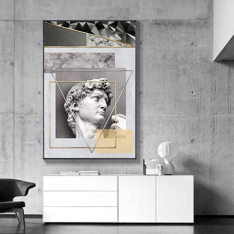 Abstract Statue Wall Paintings -  - #tag1#