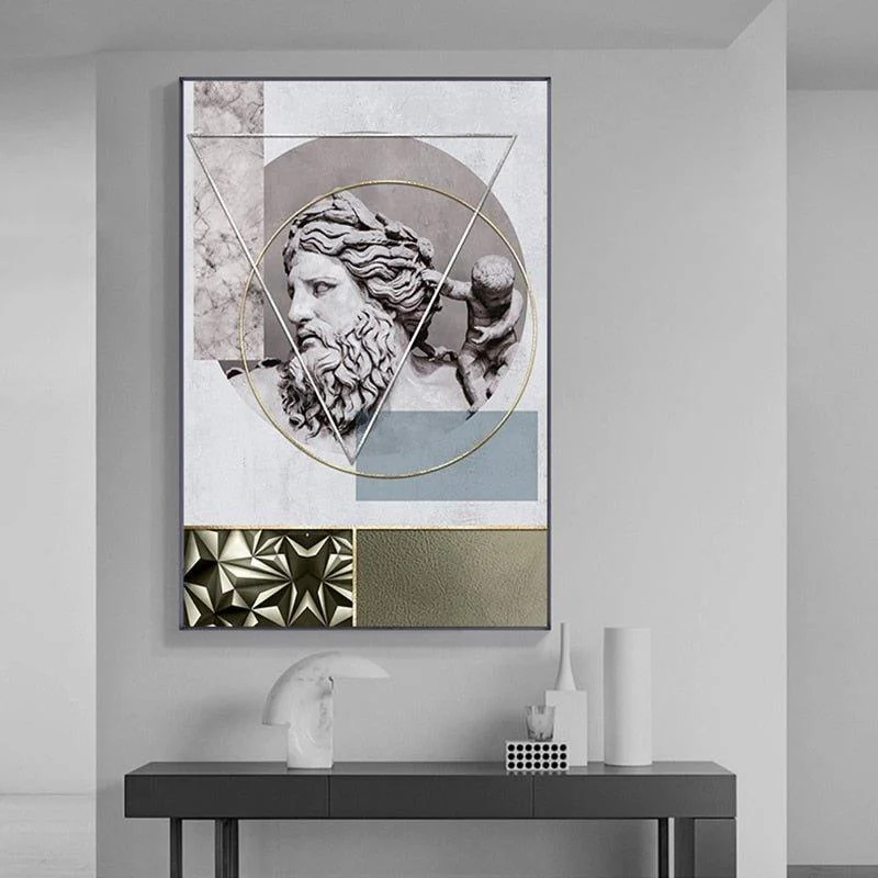 Abstract Statue Wall Paintings -  - #tag1#