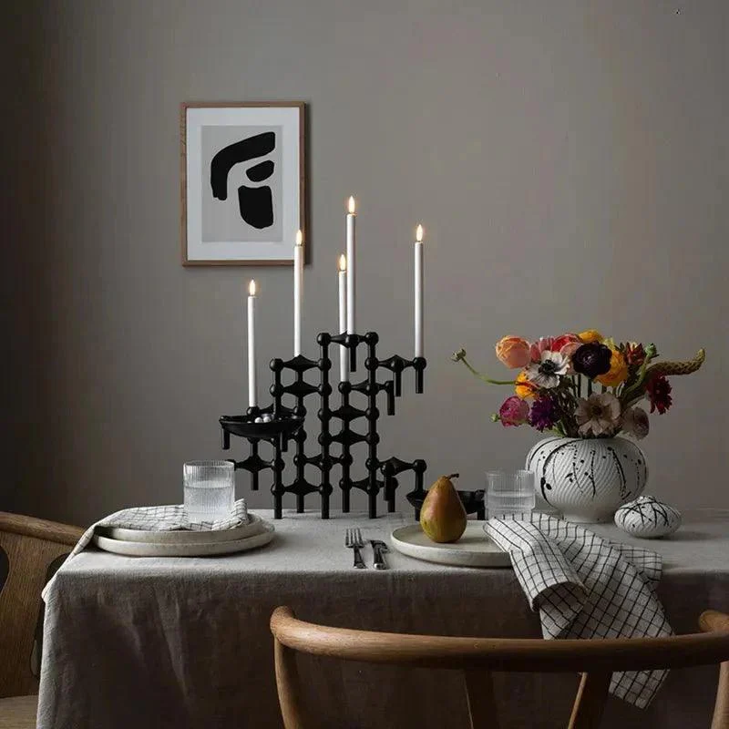 Abstract Style Molecular Structure Candle Holder -  - #tag1#