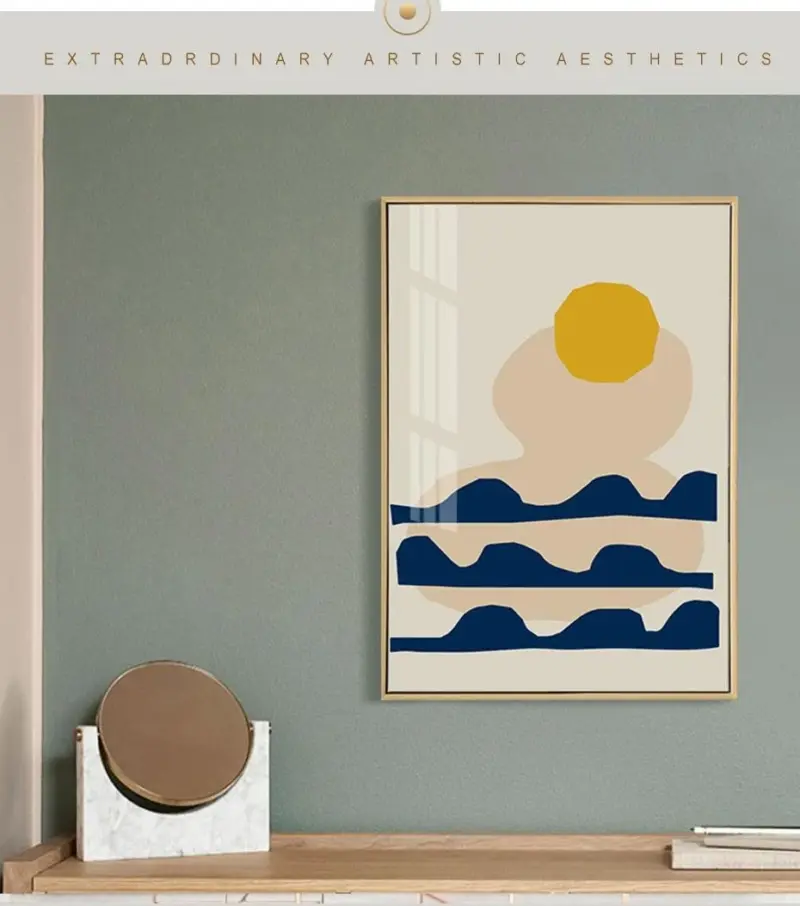 Abstract Sunset Scene tag1
