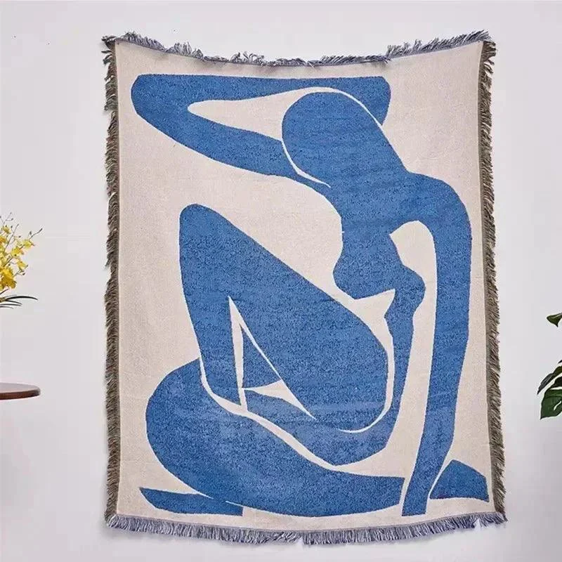 Abstract Tapestry Throw Blanket -  - #tag1#