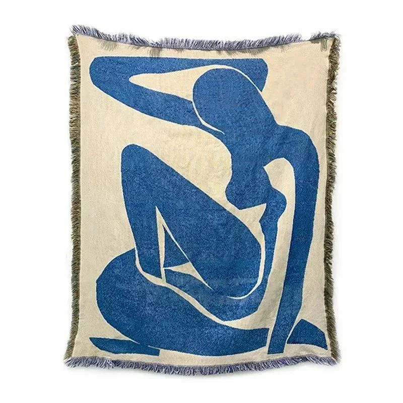 Abstract Tapestry Throw Blanket -  - #tag1#