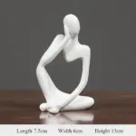 Abstract Thinker Figurines tag1