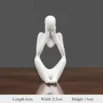 Abstract Thinker Figurines tag1