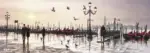 Abstract Venice City of Water Oil Painting on Canvas Resort Boats Buildings Cuadros Posters and Prints Wall Art for Living Room tag1