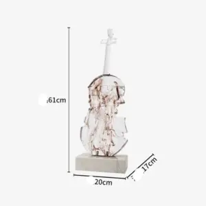 Abstract Violin Sculpture