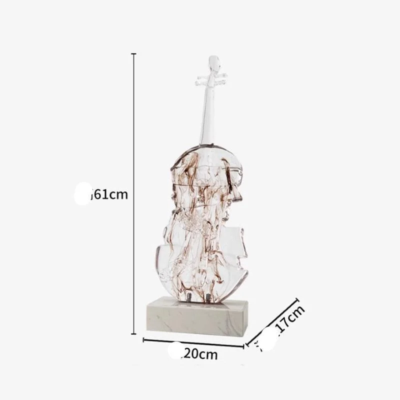 Abstract Violin Sculpture -