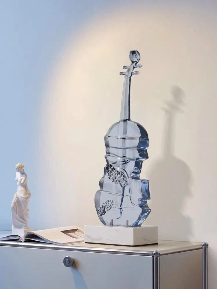 Abstract Violin Sculpture -