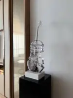 Abstract Violin Sculpture