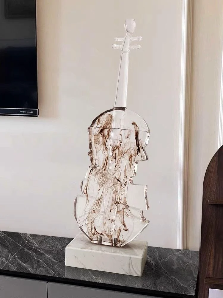 Abstract Violin Sculpture -