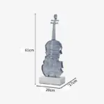 Abstract Violin Sculpture