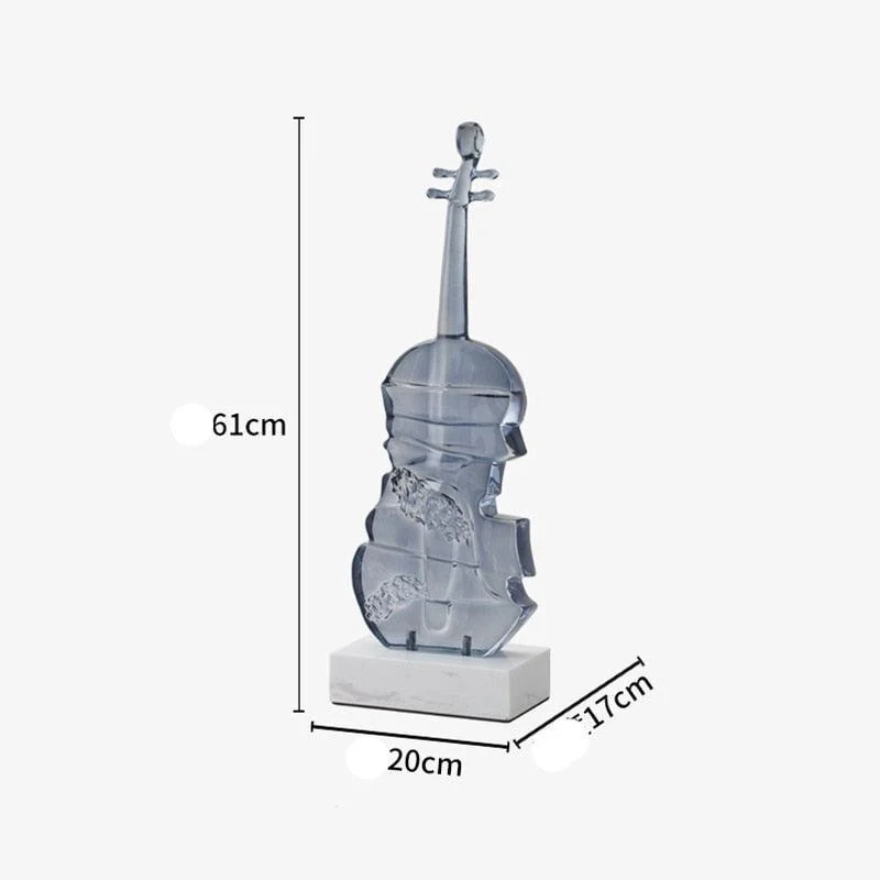 Abstract Violin Sculpture -