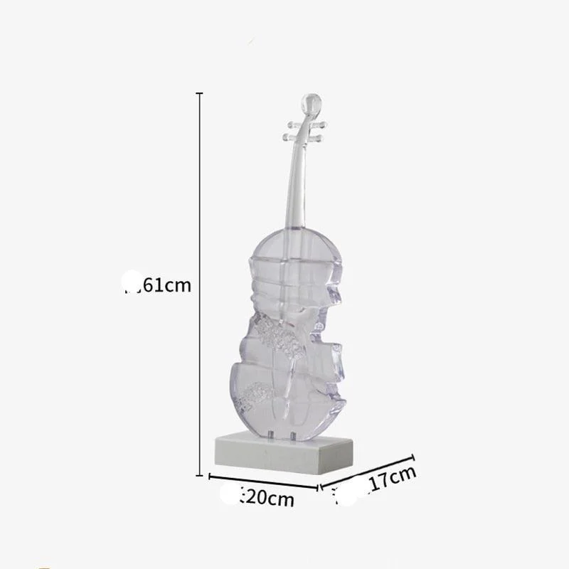 Abstract Violin Sculpture -