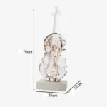 Abstract Violin Sculpture