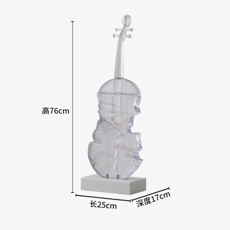 Abstract Violin Sculpture -