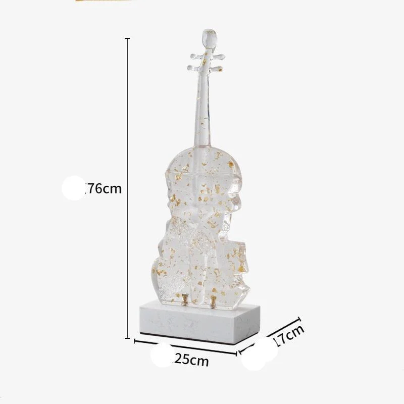 Abstract Violin Sculpture -