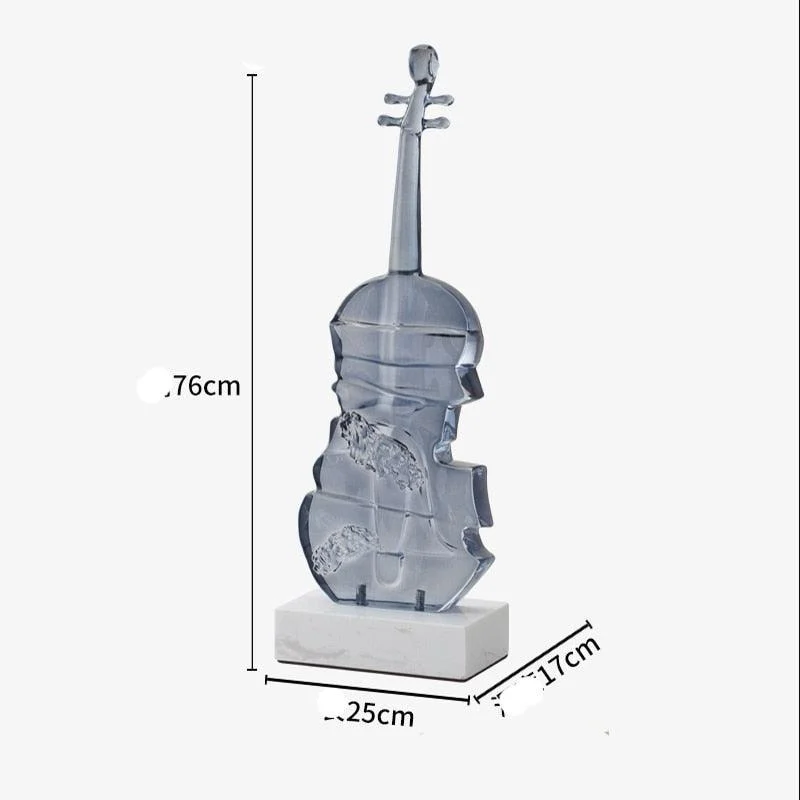 Abstract Violin Sculpture -