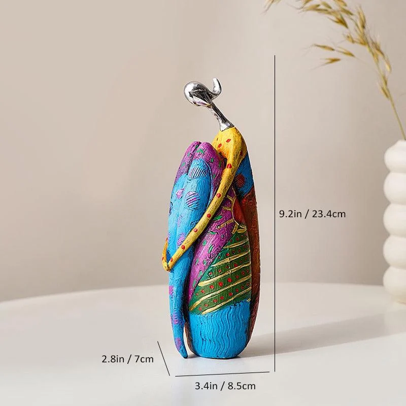 Abstract Woman Sculpture Home Decor - 