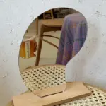 Abstract Wooden Mirror tag1