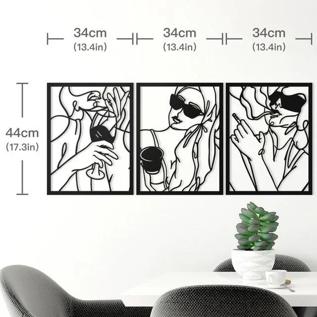Abstract Wooden Wall Decor -  - #tag1#