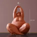 Abstract Yoga Lady tag1