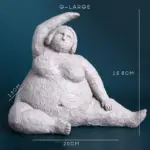 Abstract Yoga Lady tag1