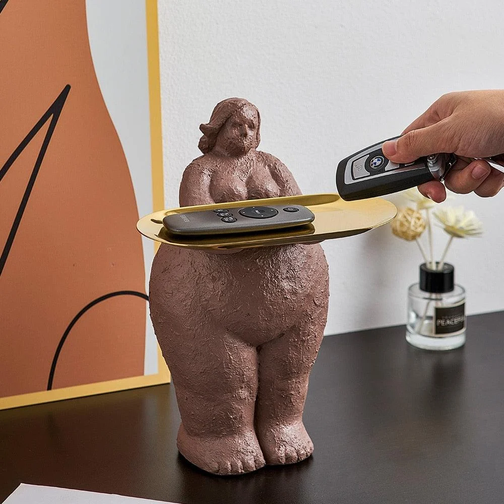 Abstract Yoga Lady Candy Tray -  - #tag1#