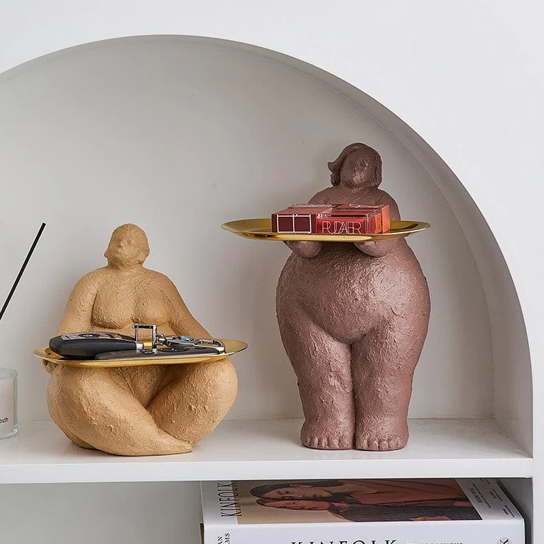 Abstract Yoga Lady Candy Tray -  - #tag1#