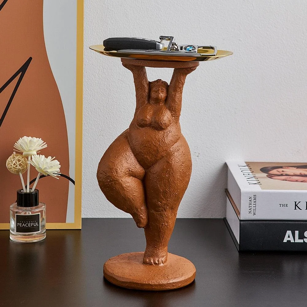 Abstract Yoga Lady Candy Tray -  - #tag1#