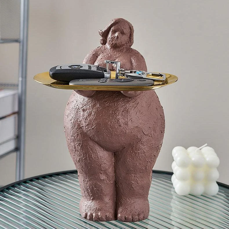 Abstract Yoga Lady Candy Tray -  - #tag1#