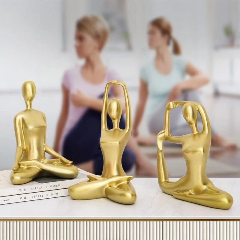 Abstract Yoga Lady Figurines -  - #tag1#