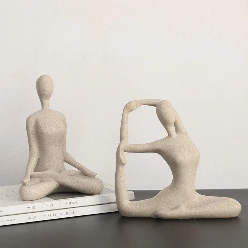 Abstract Yoga Lady Figurines -  - #tag1#