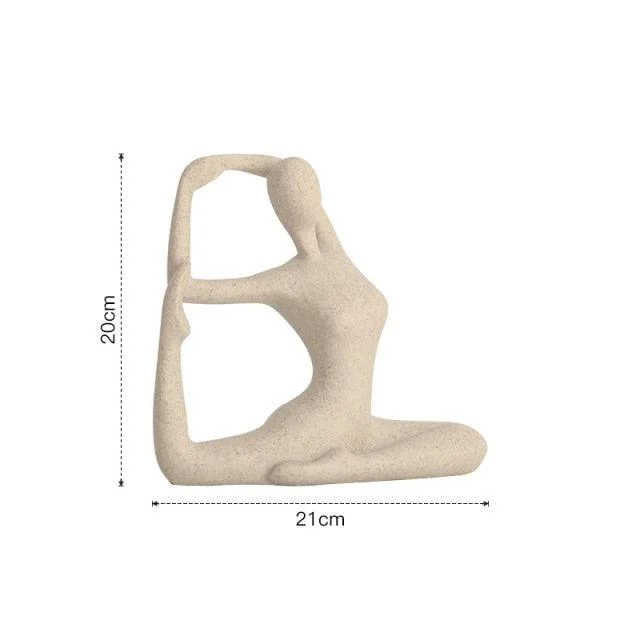 Abstract Yoga Lady Figurines -  - #tag1#