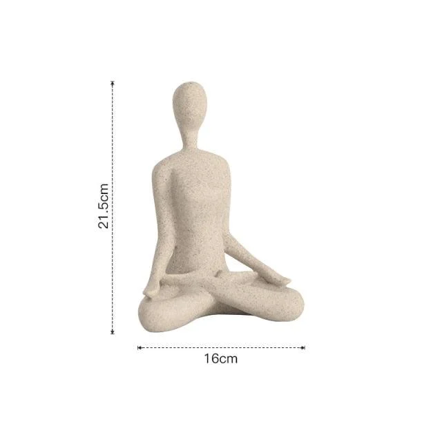 Abstract Yoga Lady Figurines -  - #tag1#