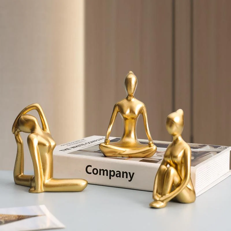 Abstract Yoga Poses Decor - - #tag1#