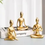 Abstract Yoga Poses Decor tag1