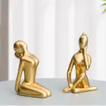 Abstract Yoga Poses Decor tag1