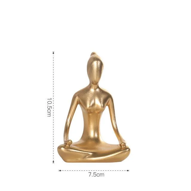 Abstract Yoga Poses Decor -  - #tag1#