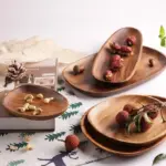 Acacia Snack Tray 5 Piece Set
