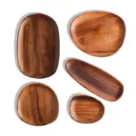 Acacia Snack Tray 5 Piece Set
