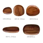 Acacia Snack Tray 5 Piece Set