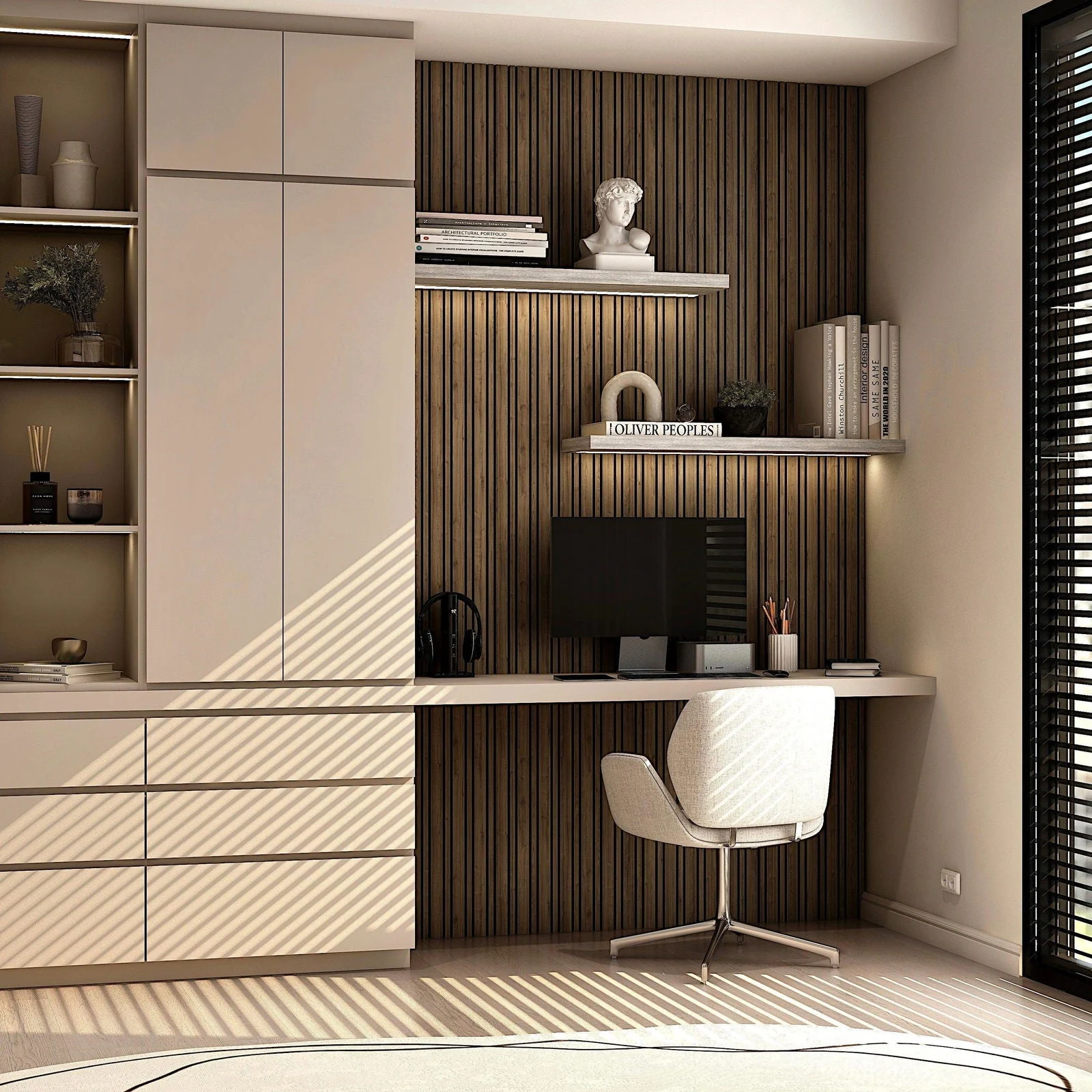 Acoustic SlimWide Slatted Panel -  - #tag1#