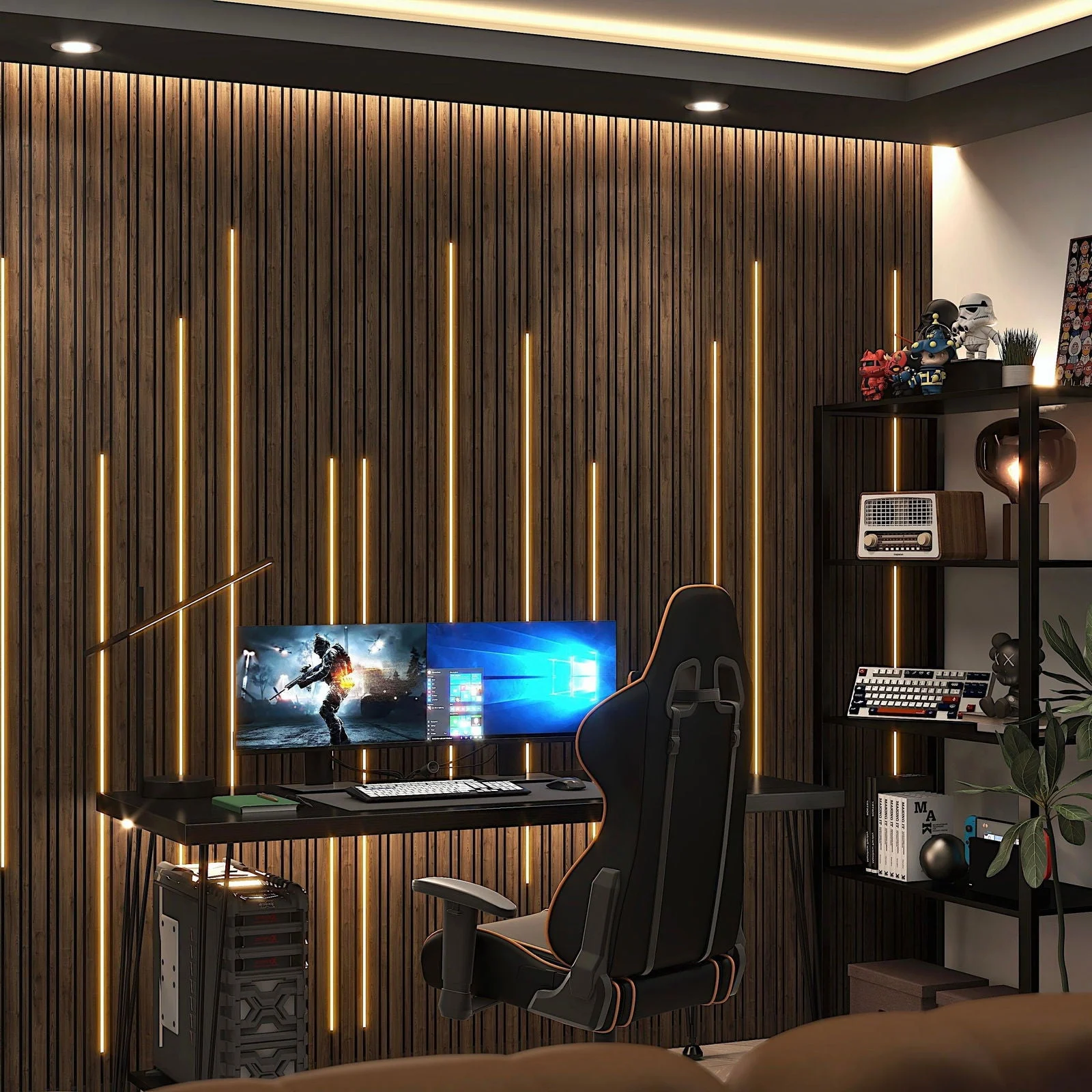 Acoustic SlimWide Slatted Panel -  - #tag1#