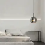 Acro Pendant Light Black Gray Droplight Indoor Glass Hanging Lamp tag1