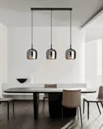 Acro Pendant Light Black Gray Droplight Indoor Glass Hanging Lamp tag1