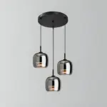 Acro Pendant Light Black Gray Droplight Indoor Glass Hanging Lamp tag1
