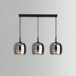 Acro Pendant Light Black Gray Droplight Indoor Glass Hanging Lamp tag1